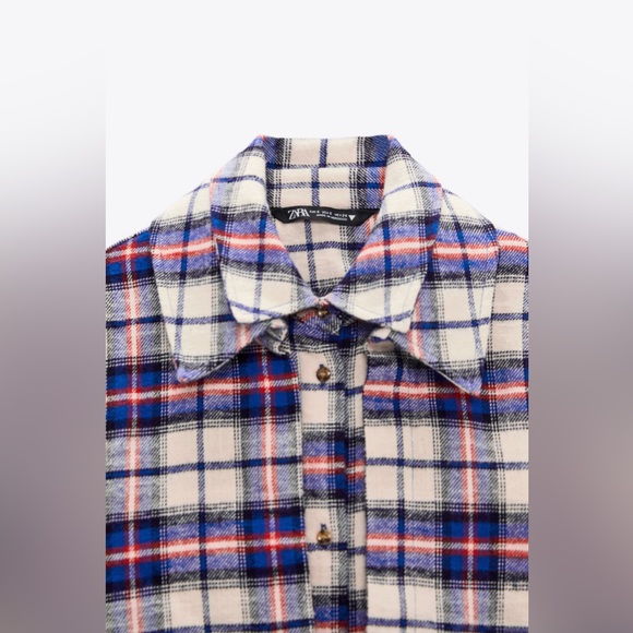 Zara Short Plaid Dress size s - Picture 6 of 10